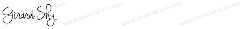 Girard Sky字体转换